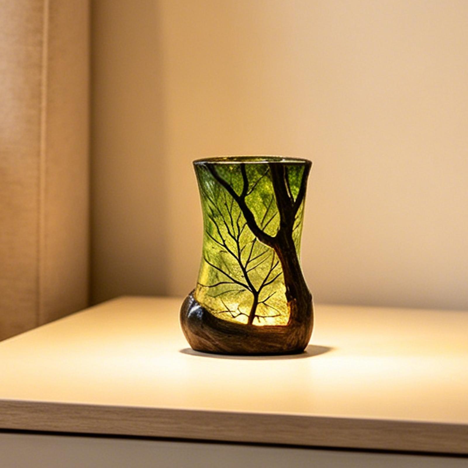 Home Decor Lighting - Lampka nocna na stolik, lampka leśna,