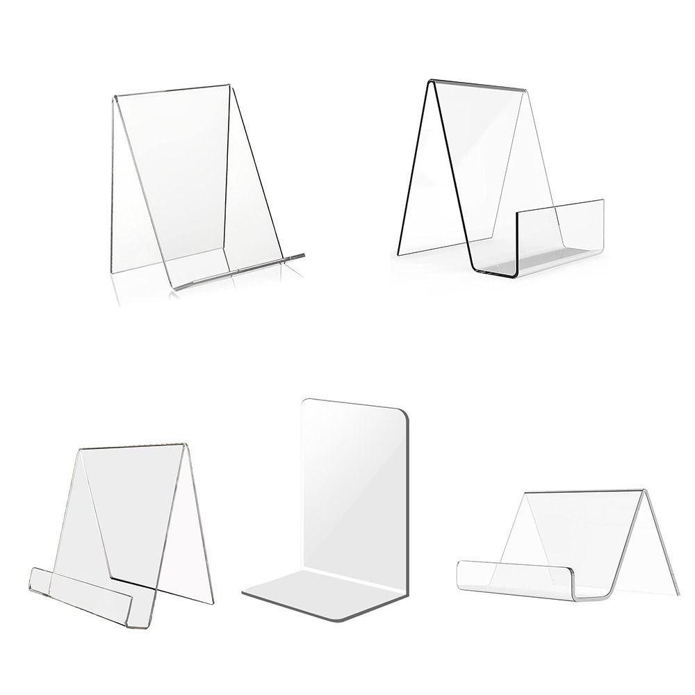 Aesthetic Bookend - Wysokiej jakości akrylowy stojak na książki,