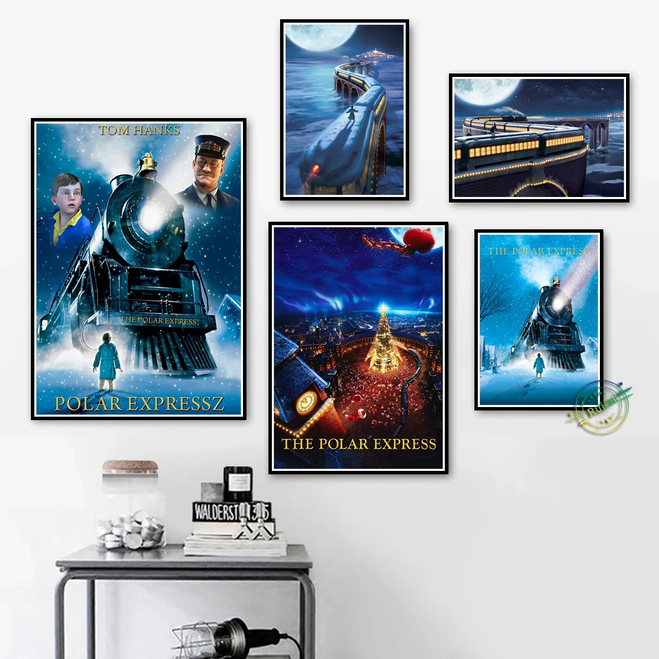 Home Decor Express - The Polar Express MoviePoster Naklejki ścienne