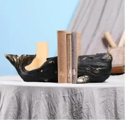 Aesthetic Bookend - Złocone podpórki do książek w kształcie