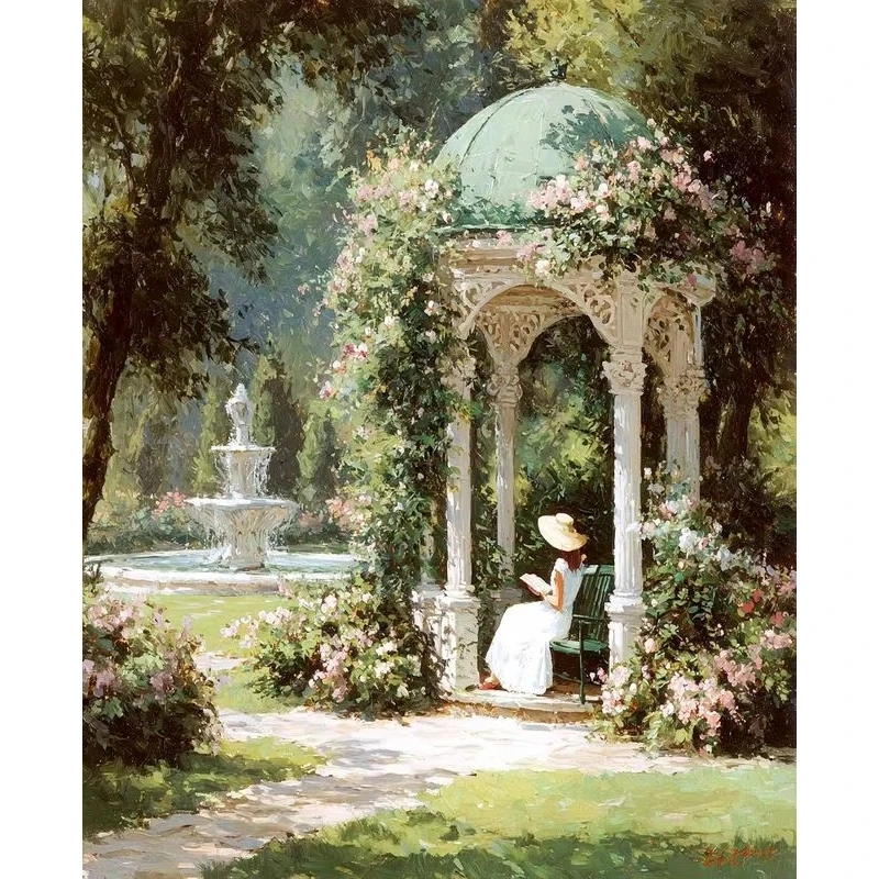 Home Decor Garden Ideas - Puzzle dla dorosłych 500/1000/1200/2000 elementów, motyw