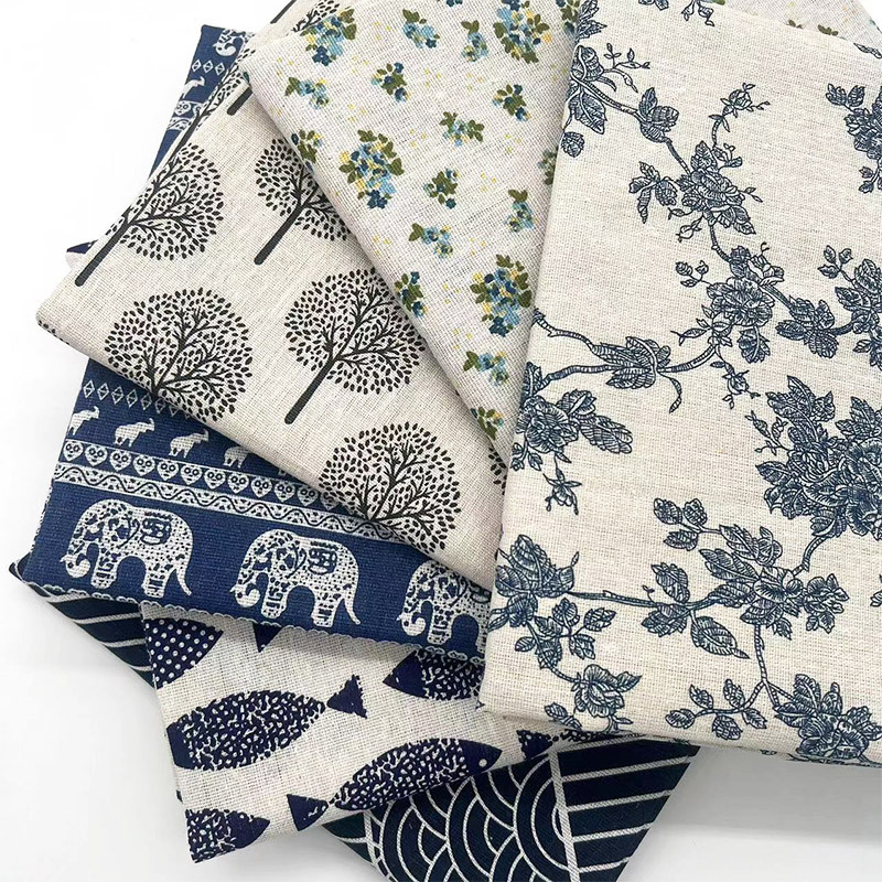 Home Decor Retro - Tkanina w stylu retro boho z