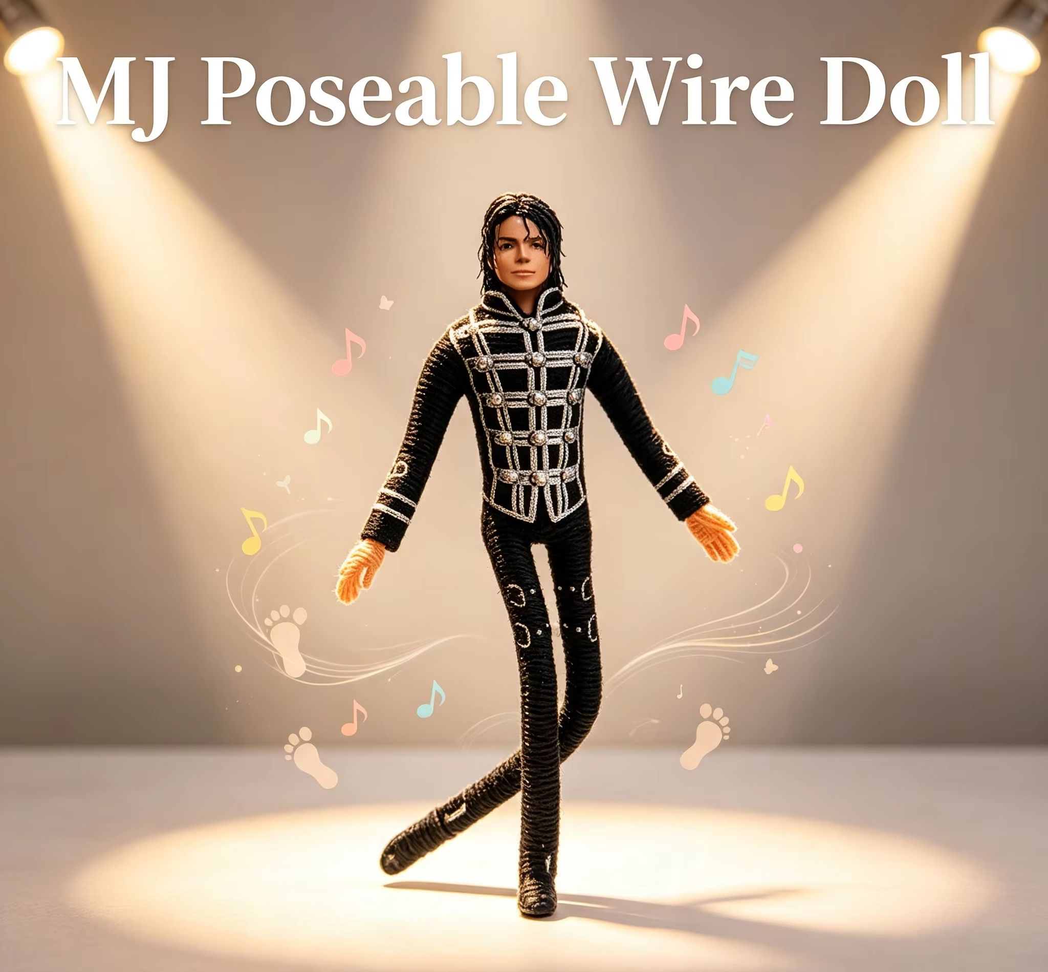 Home Decor Manufacturers - Michael Jackson Figurka z ruchomymi stawami,