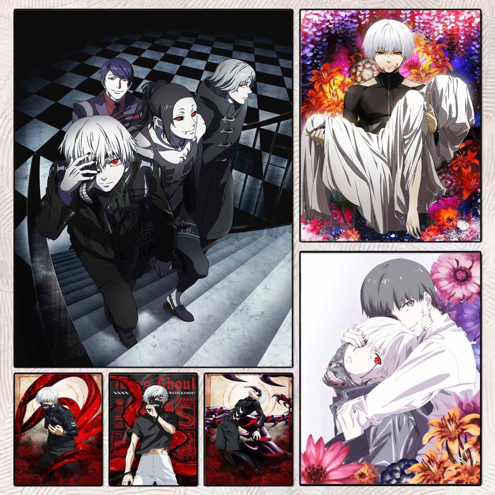Home Decor Tokyo - Ciemny anime plakat T-Tokyo G-Ghoul, nowoczesny