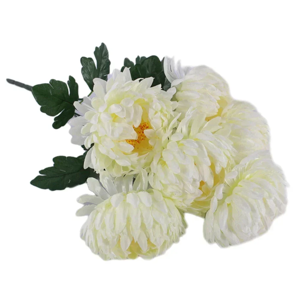 Home Decor Website Free - Wierzę Bud Notatki Sztuczna Roślina Chryzantema