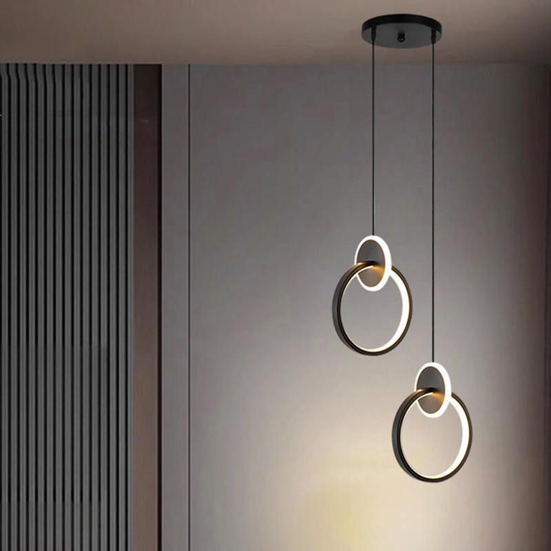 Hanging Moon Lamp - 1 szt. Nowoczesna lampa LED do