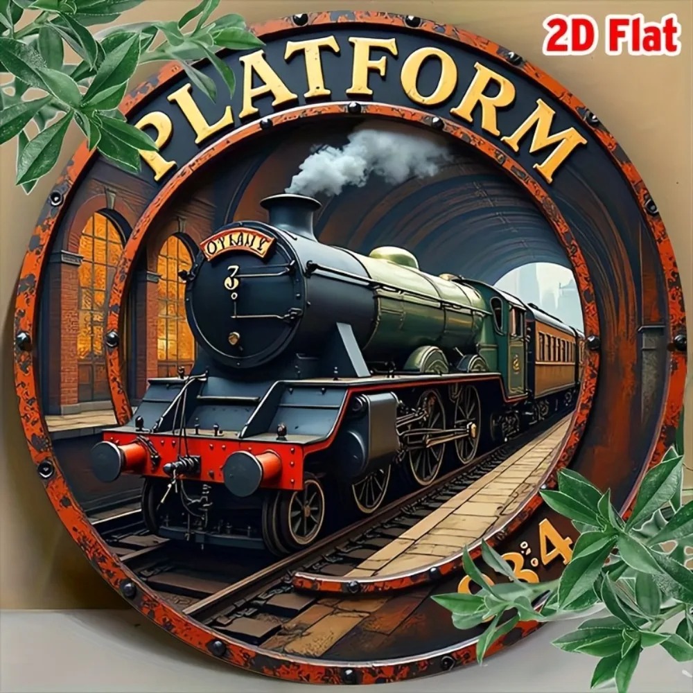 Home Decor Express - Tabliczka z cyny - Wytrzymała metalowa