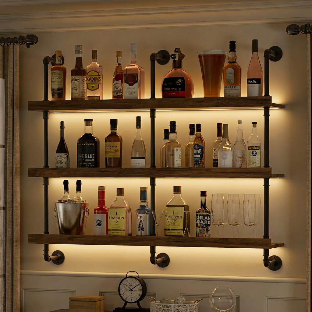 Floating Shelves - Półka na wino do montażu na