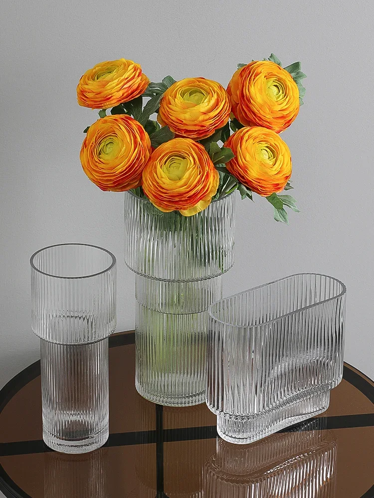 Glass Vase Nordic - Kreatywna Nordic szklana dekoracja domowa z