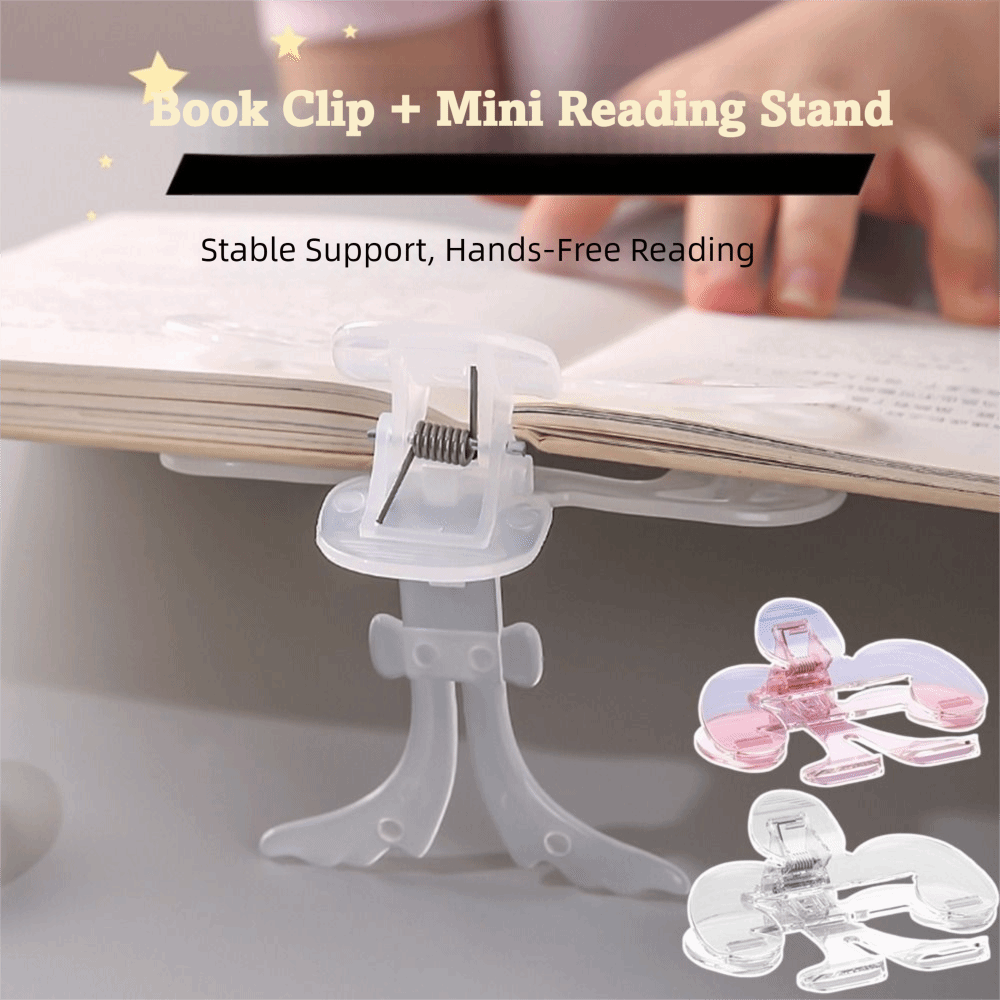 Aesthetic Bookend - Łatwy do odczytania uchwyt na zakładki