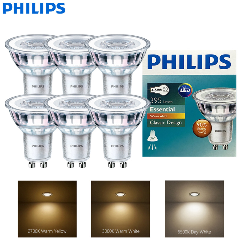 Philips Bulb Led Classic - Żarówki Philips Essential LED GU10 PAR16