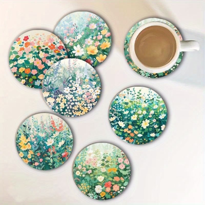 Home Decor Garden Ideas - Drewniana podkładka pod kubek 2D z