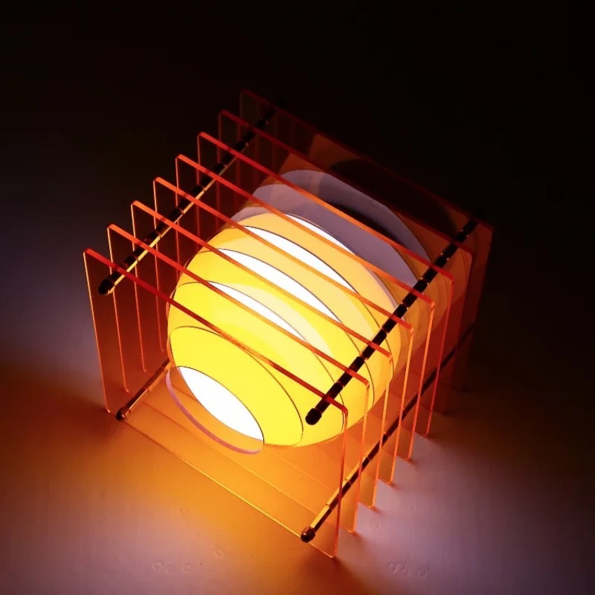 Home Decor Lighting - Lampa Księżyc DIY Akrylowa Lampa z