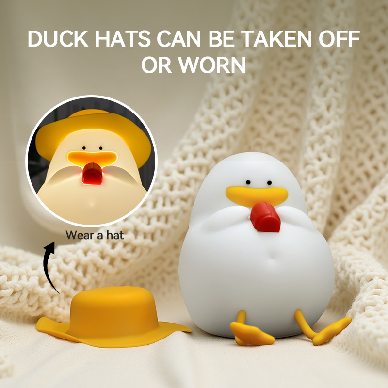 Home Decor Lighting - Lampka Nocna Happy Duck, Dotykowa Lampka