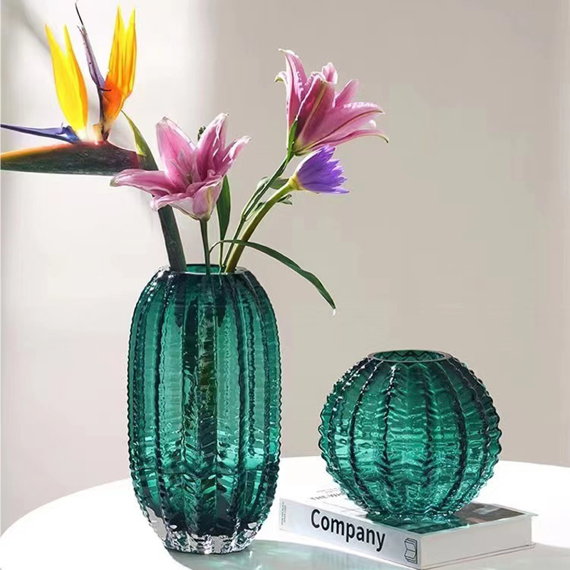 Glass Vase Nordic - Nordycki Nowoczesny Szklany Wazon na Kaktusy