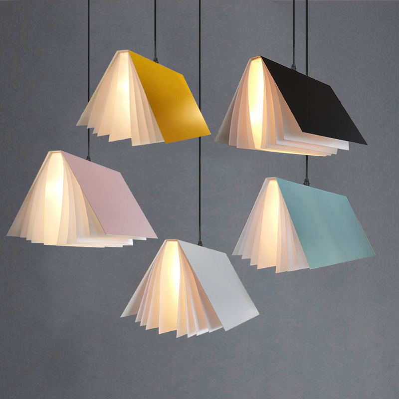 Hanging Moon Lamp - Kreatywna lampa wisząca nowoczesny styl książki