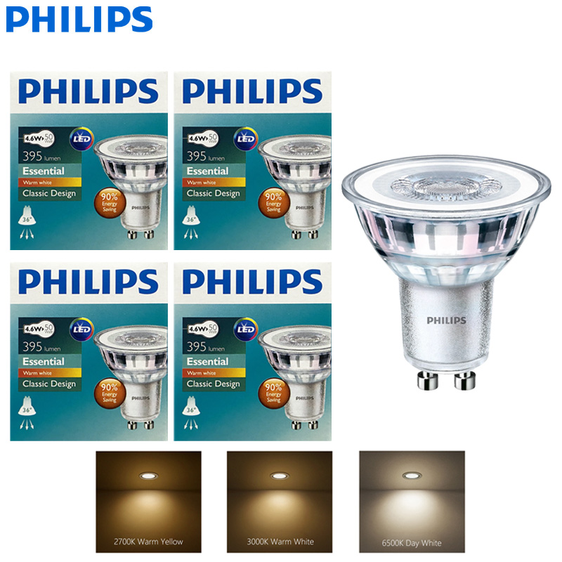Philips Bulb Led Classic - Philips 4.6W Essential LED Reflektor Sufitowy