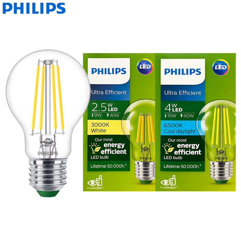 Philips Bulb Led Classic - Żarówka LED Filament Philips Ultra Efficient