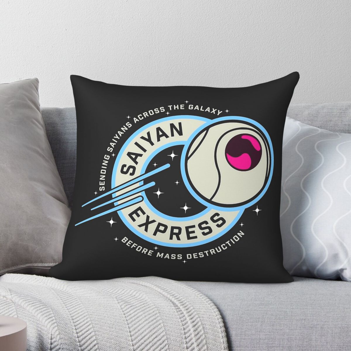 Home Decor Express - Poszewka na poduszkę Saiyan Express, poliester,