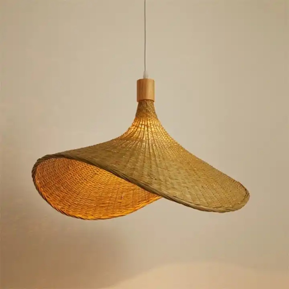 Hanging Moon Lamp - Lampa wisząca Rattanowe lampy wiszące Przewód