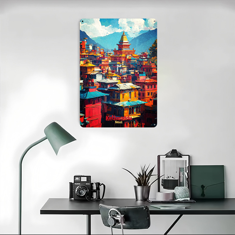 Plakat z teksturą wygenerowaną – Home Decor Kathmandu recenzja i cena