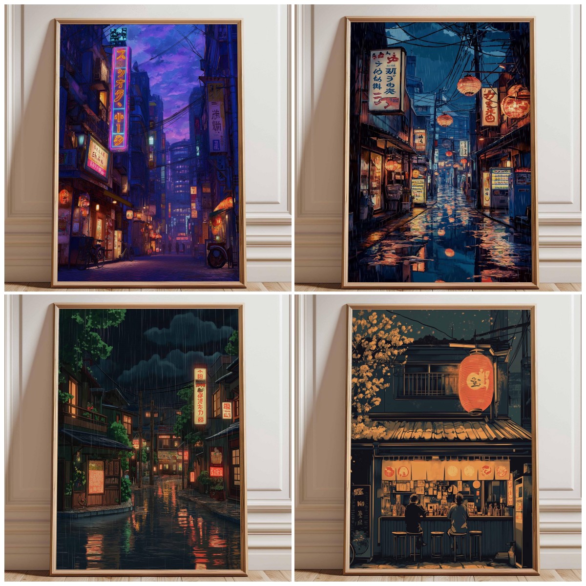 Plakat Neonowa Ulica Tokio, Cy – Home Decor Tokyo recenzja i cena