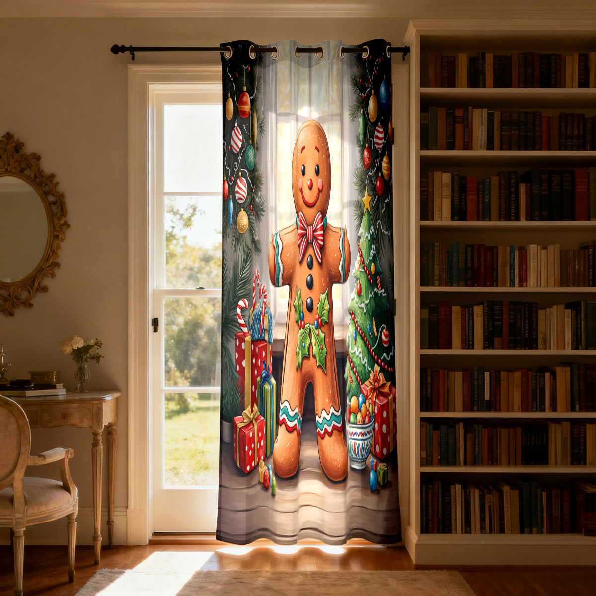 Świąteczna Zasłonka z Panem Pi – Home Decor Curtains recenzja i cena
