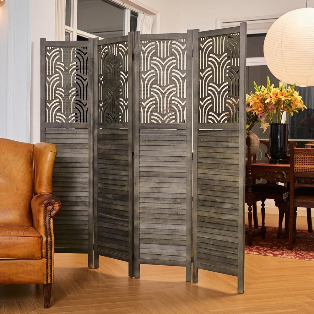 66.9 4-częściowy drewniany rze – Room Divider Screen recenzja i cena