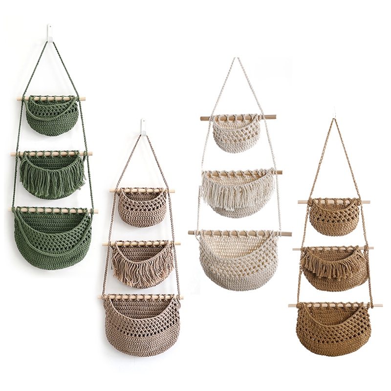 Ręcznie Pleciony Bawełniany St – Woven Wall Basket recenzja i cena