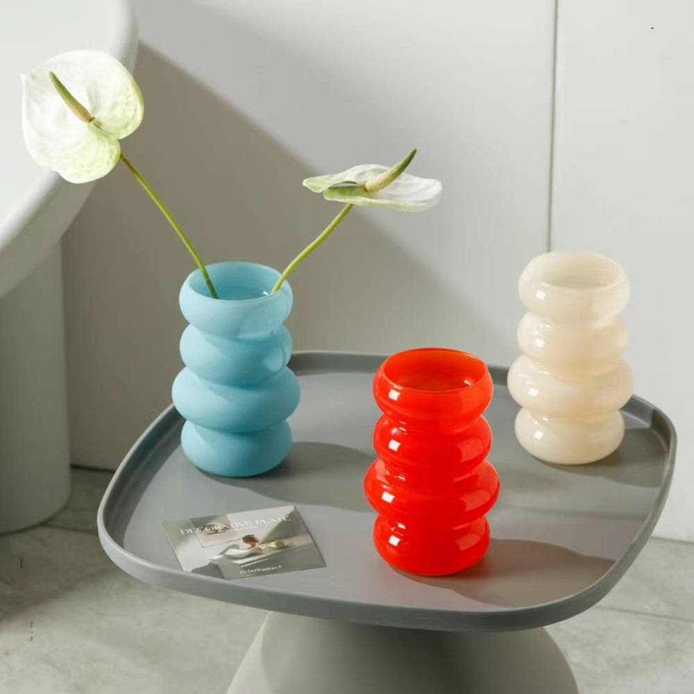 Minimalistyczny szklany wazon, – Glass Vase Nordic recenzja i cena