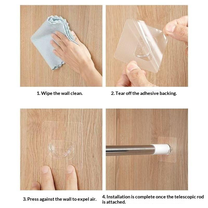 Bez wiercenia, przezroczyste,  – Home Decor Curtains recenzja i cena