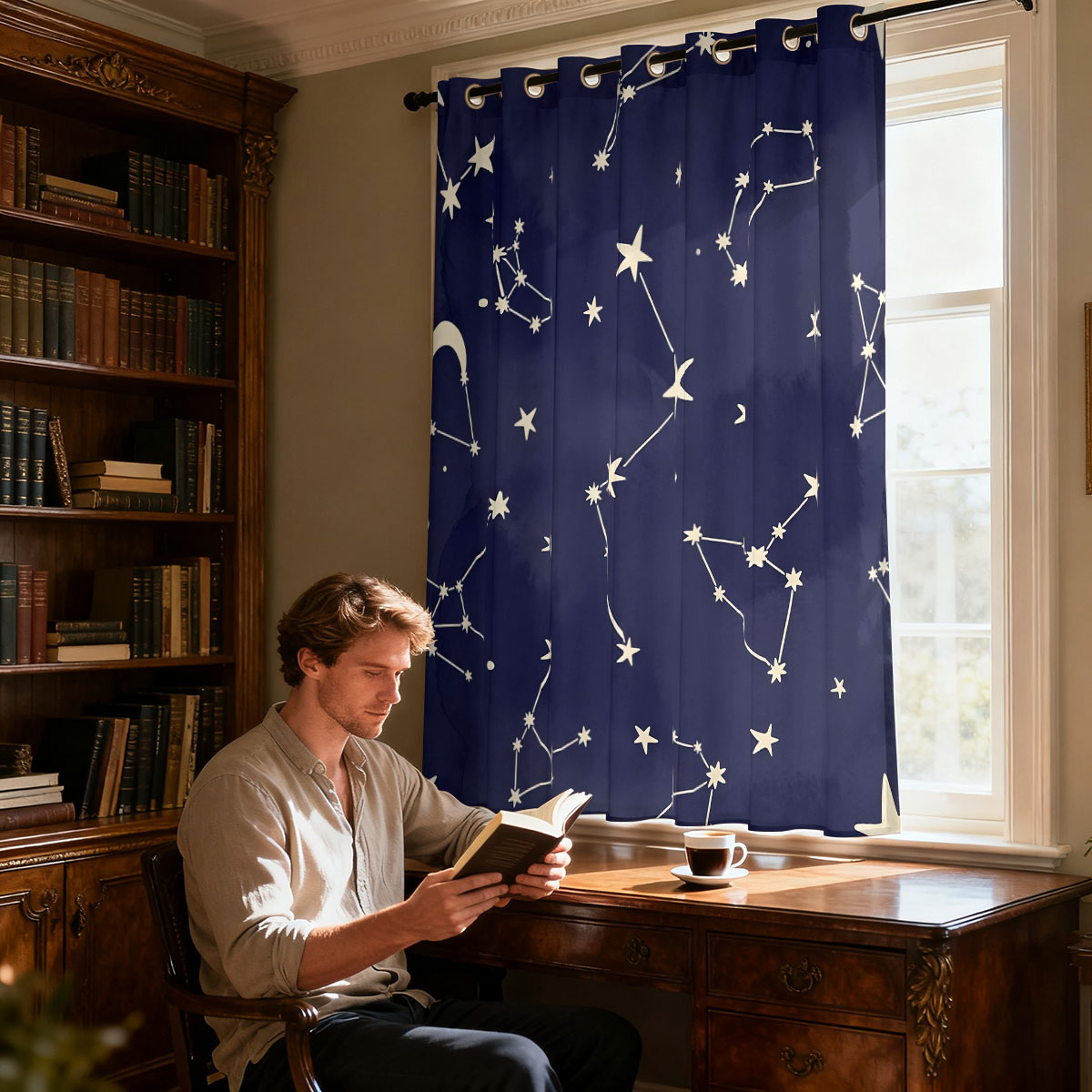 1 szt. Retro Zasłonka z motywe – Home Decor Curtains recenzja i cena
