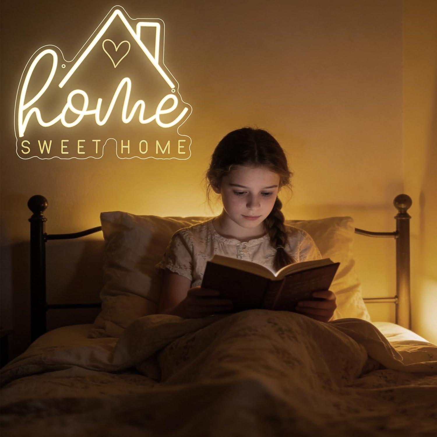 Neonowy znak Sweet Home, ściem – Home Decor Lighting recenzja i cena