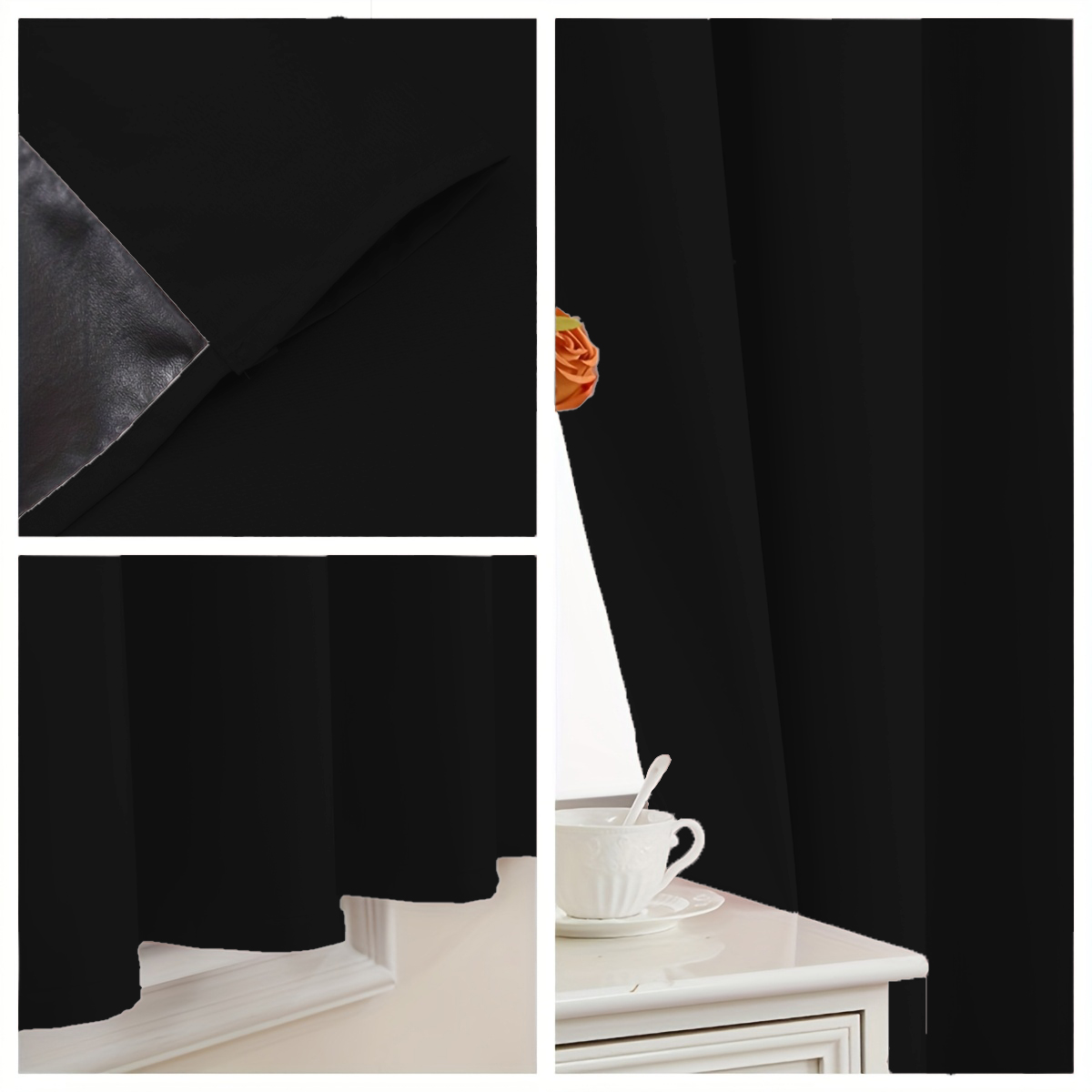 1 sztuka prostej, jednolitej,  – Home Decor Curtains recenzja i cena
