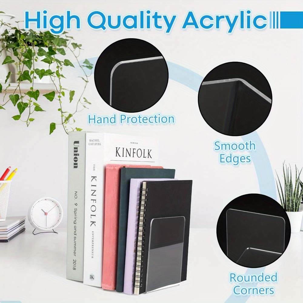 Zestaw 4/8 sztuk przezroczysty – Aesthetic Bookend recenzja i cena