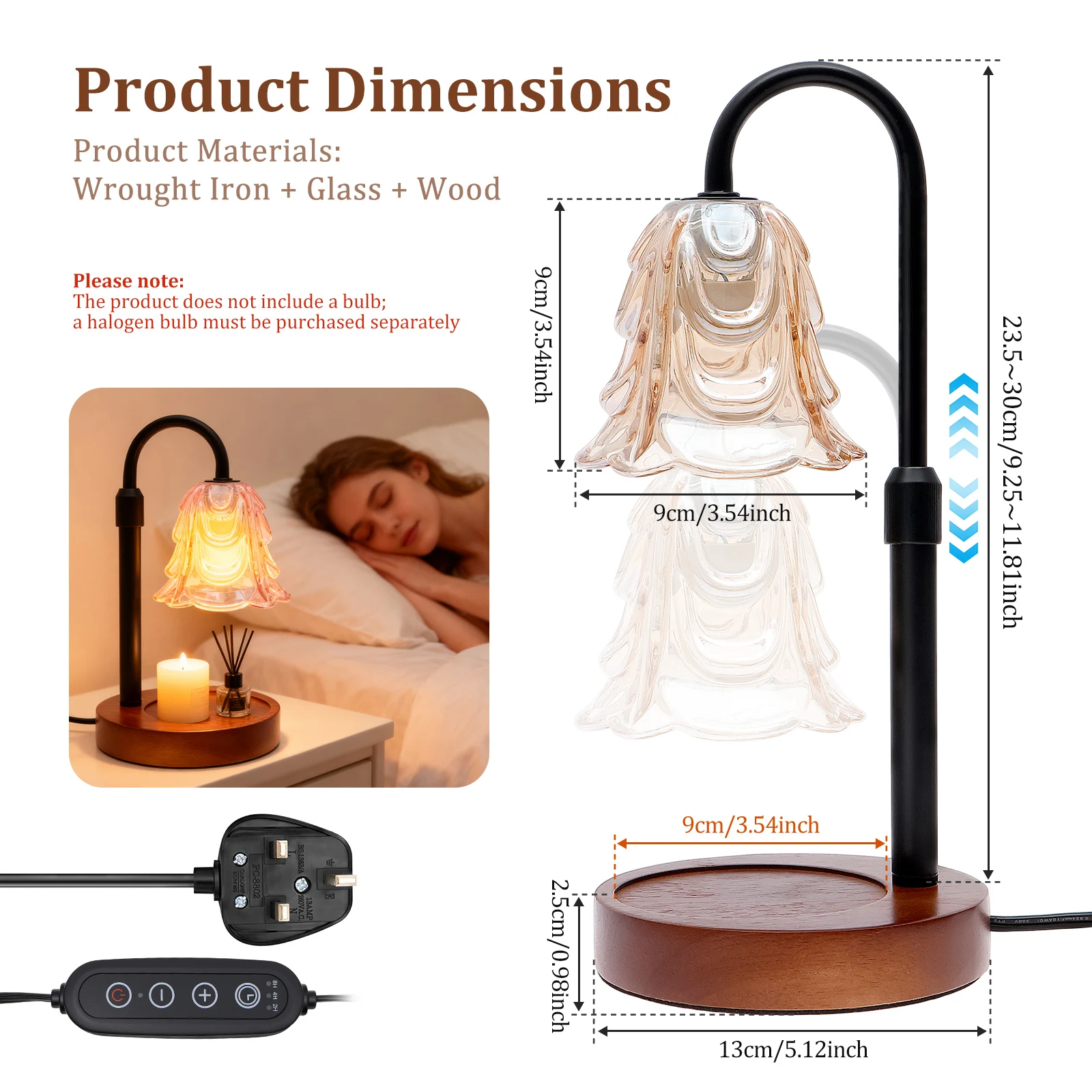 Ściemniana lampa do podgrzewan – Home Decor Uk recenzja i cena