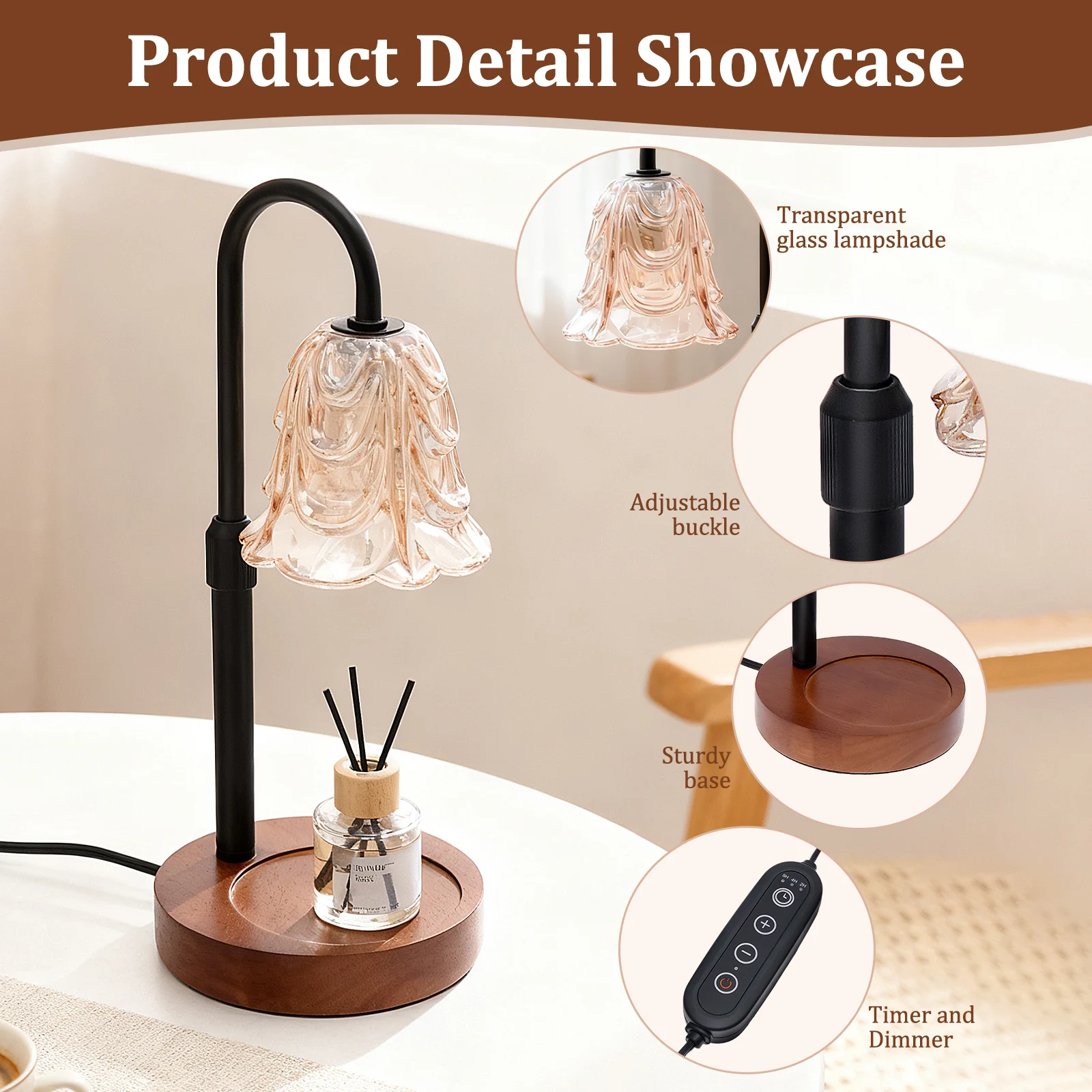 Ściemniana lampa do podgrzewan – Home Decor Uk recenzja i cena