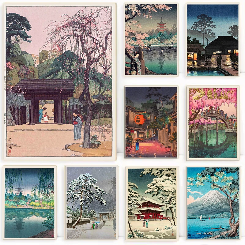 Retro Ukiyo-e Tradycyjny Japoń – Home Decor Tokyo recenzja i cena