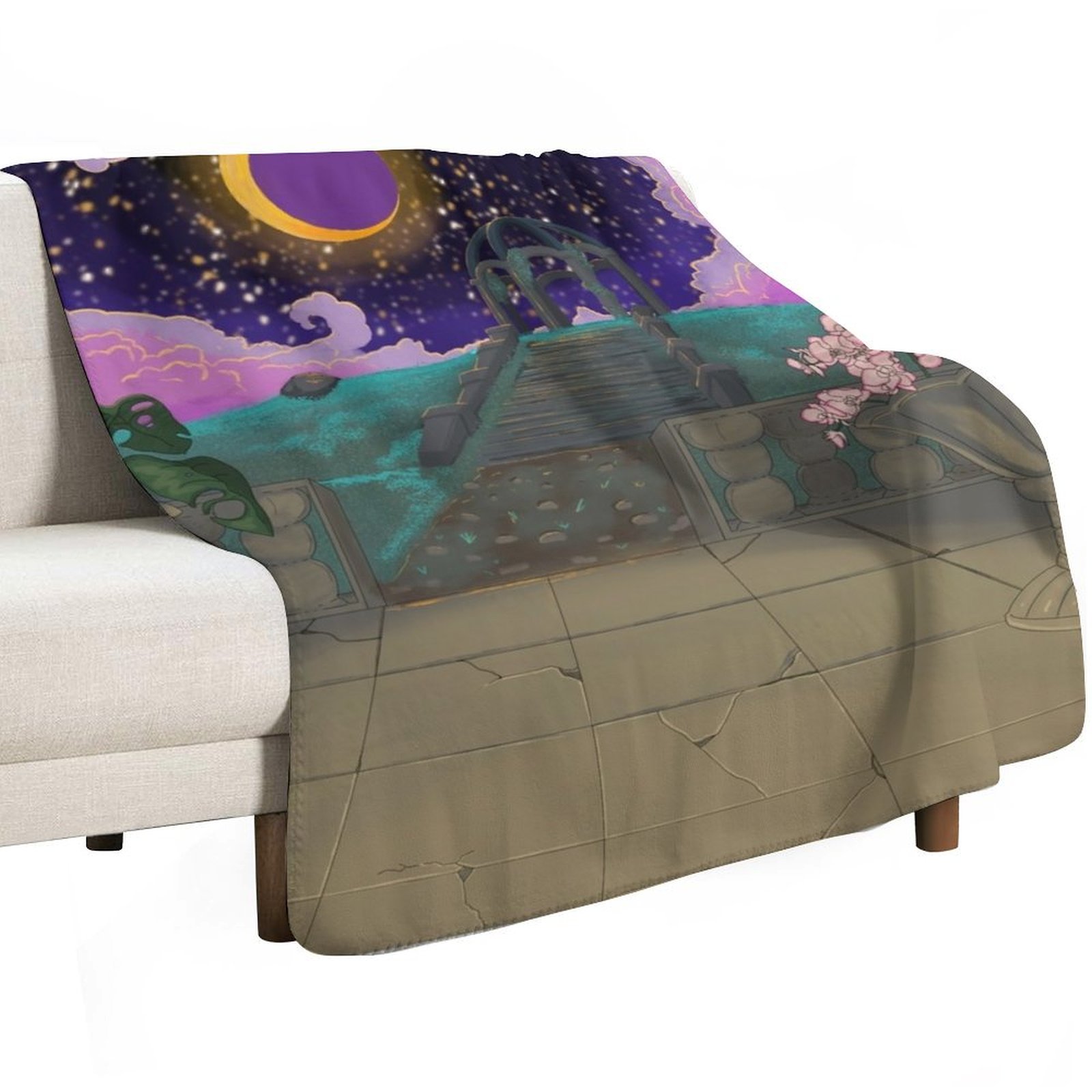 Koc z motywem ogrodu pod gwiaz – Home Decor Garden Ideas recenzja i cena