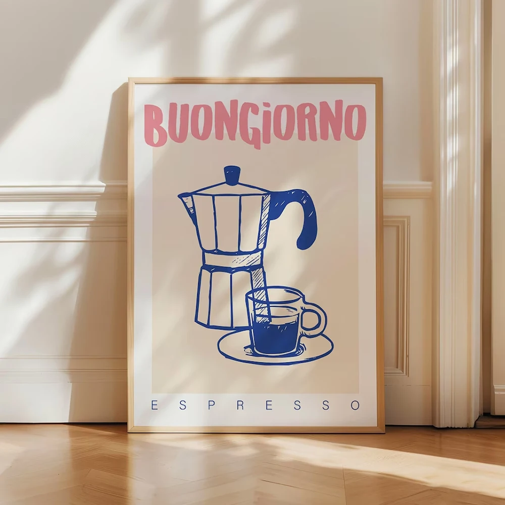Nowoczesna kawa Espresso Wall  – Home Decor Retro recenzja i cena