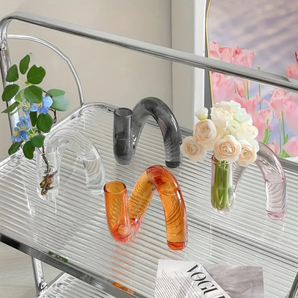 Nordycki nieregularny szklany  – Glass Vase Nordic recenzja i cena