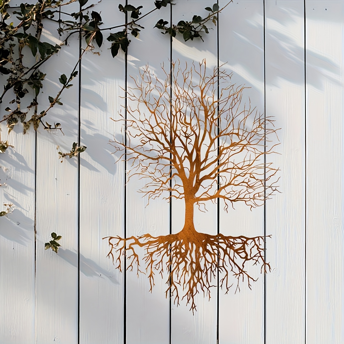 Żelazna rzeźba ścienna Drzewo  – Home Decor Garden Ideas recenzja i cena