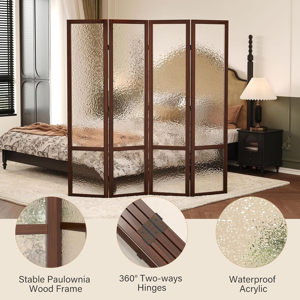 4-częściowy akrylowy parawan s – Room Divider Screen recenzja i cena