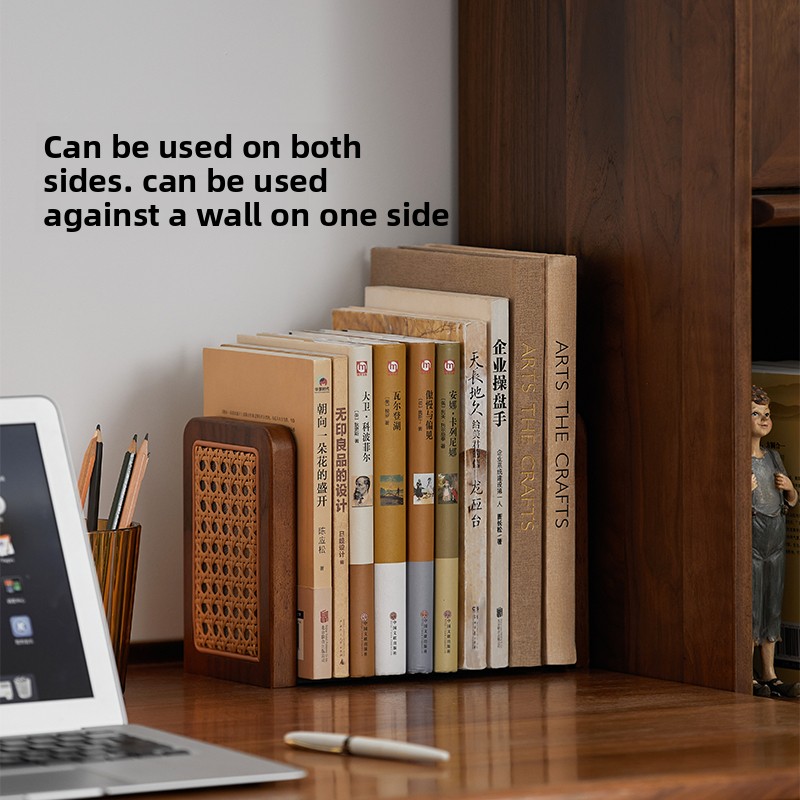 Podpórki do książek z rattanu, – Aesthetic Bookend recenzja i cena