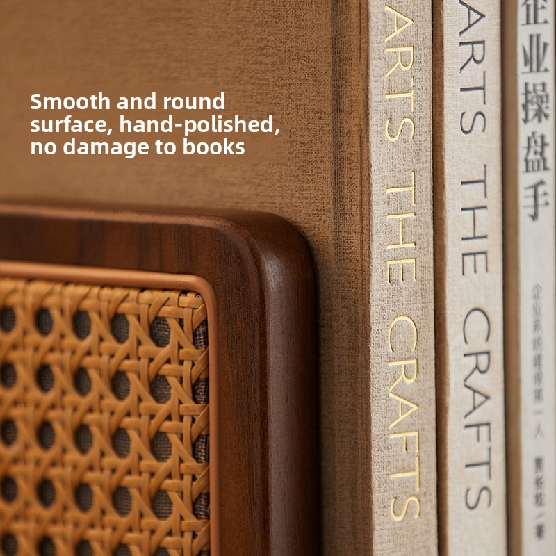 Podpórki do książek z rattanu, – Aesthetic Bookend recenzja i cena