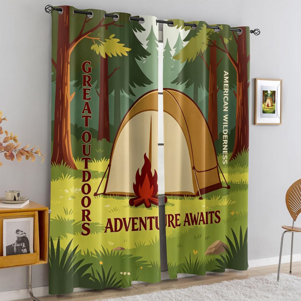 Zasłony z nadrukiem motywu kem – Home Decor Curtains recenzja i cena