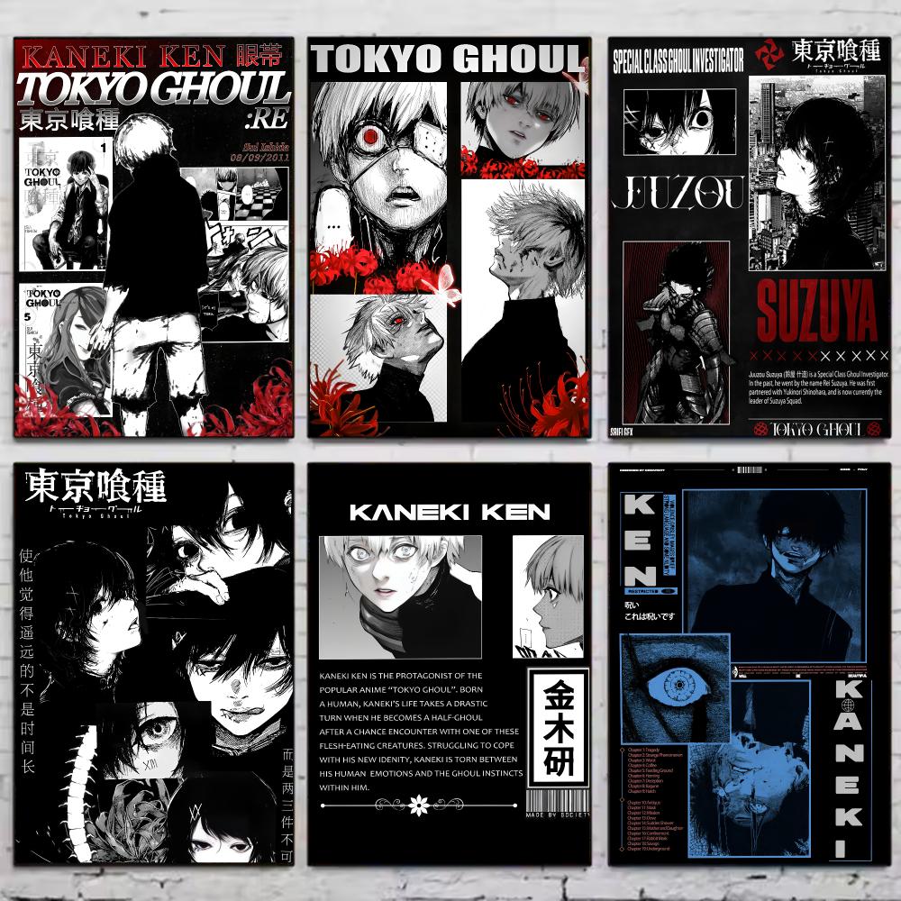 Anime T-tokyo Ghoul Plakat Vin – Home Decor Tokyo recenzja i cena