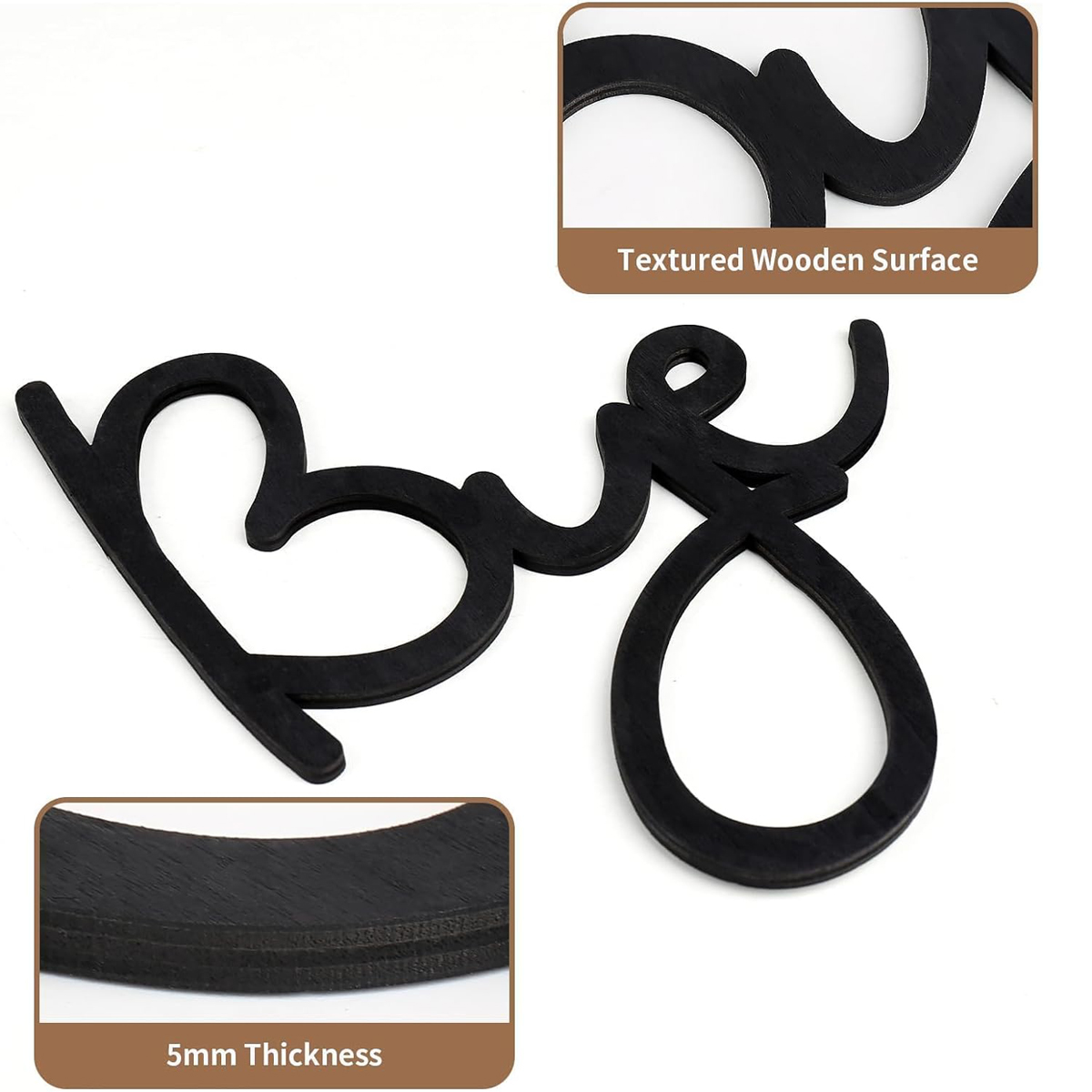 Love You Bye Wood Sign Home De – Home Decor Express recenzja i cena