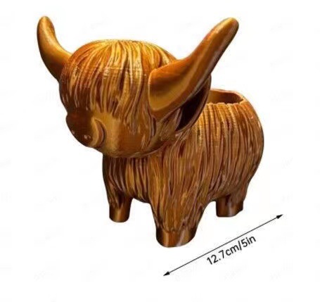 Figurka z żywicy krowy szkocki – Home Decor Garden Ideas recenzja i cena
