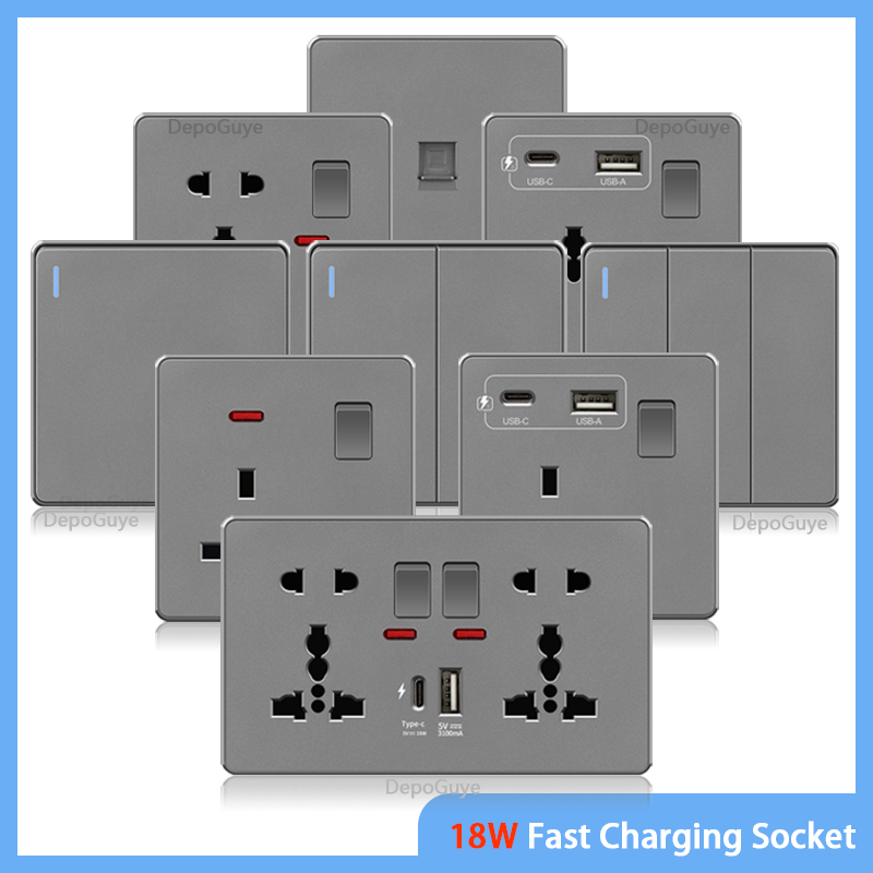 UK 13A z USB typu c 18W szybki – Home Decor Uk recenzja i cena